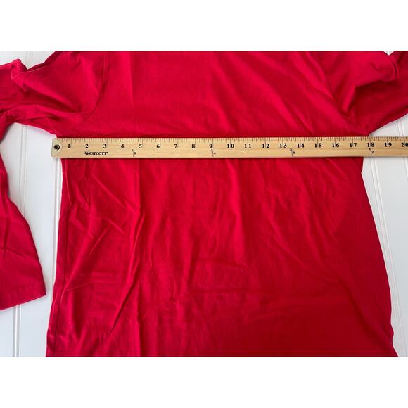 Old Navy Lightweight Turtleneck Tops Shirts Red Blue Gray Bundle 3 - Size Large - Picture 4 of 12